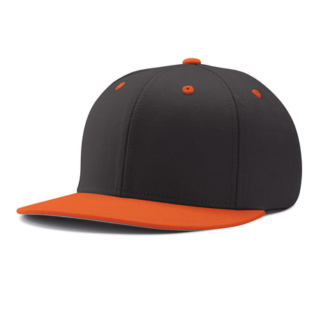 Pennant Snapback Cap black black orange