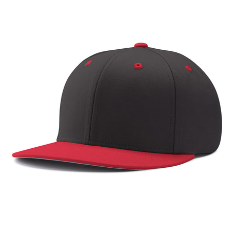 Pennant Snapback Cap black black scarlet