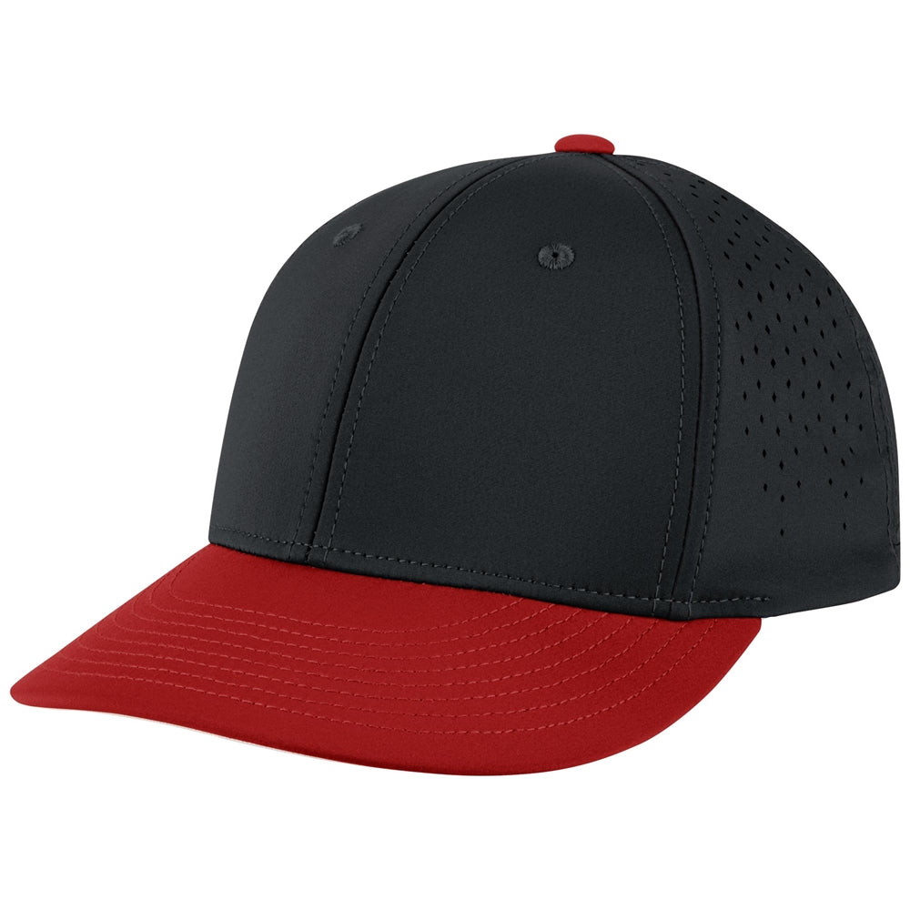 Low Profile Optim Cap black black scarlet_1