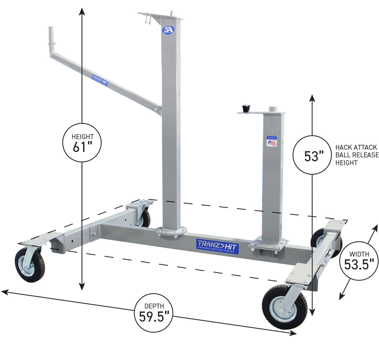 TranzHit Portable Hitting Station