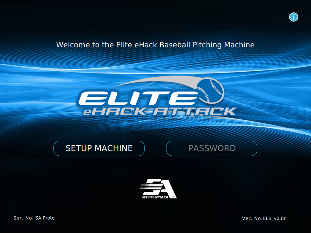 Elite eHack Attack Baseball Machine
